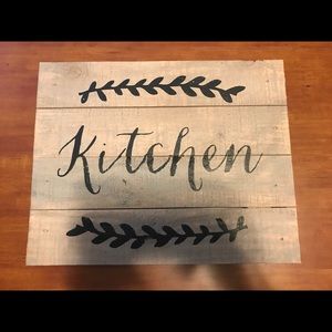 Farmhouse Wooden Kitchen Sign
